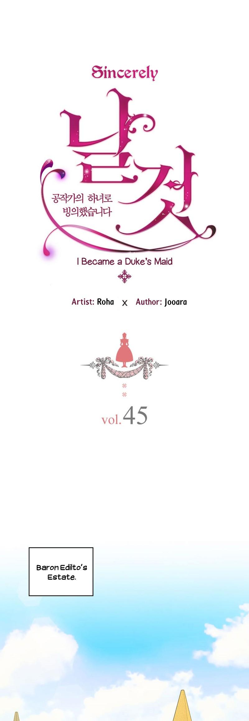 Sincerely: I Became a Duke's Maid Chapter 45 page 2 - Chapter 45