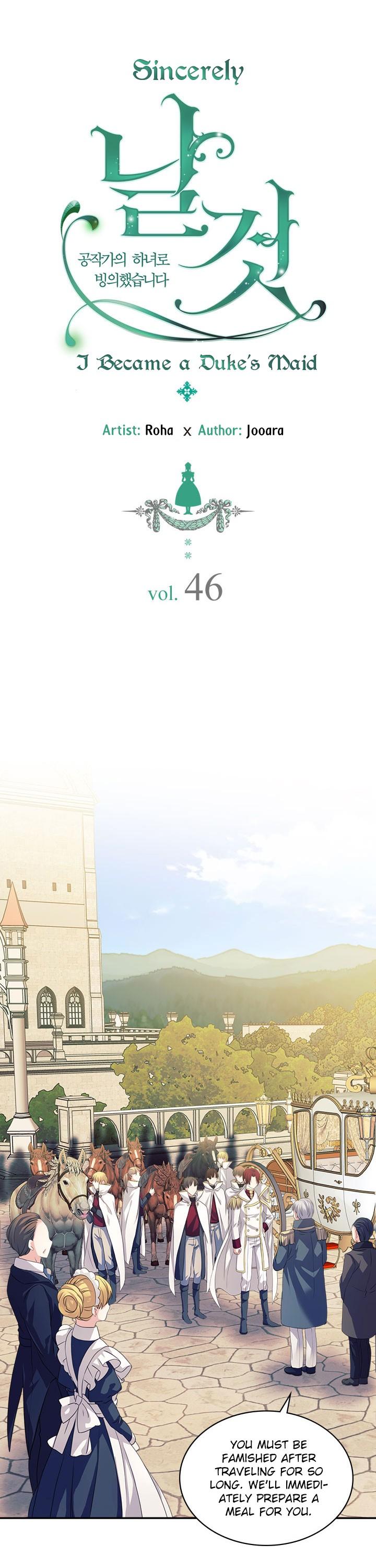 Sincerely: I Became a Duke's Maid Chapter 46 page 2 - Chapter 46