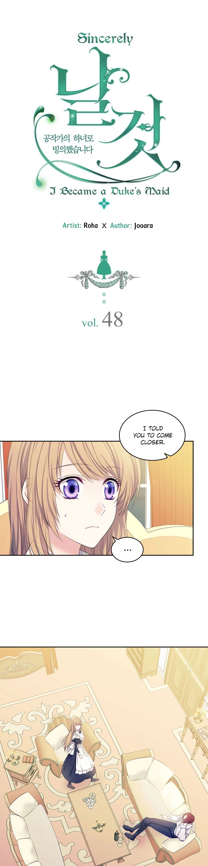 Sincerely: I Became a Duke's Maid Chapter 48 page 2 - Chapter 48
