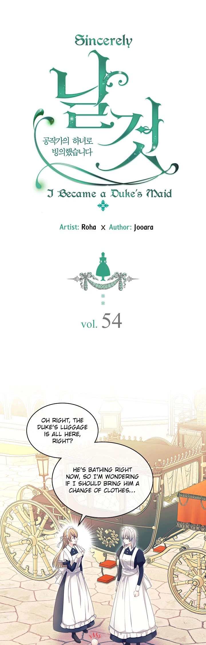 Sincerely: I Became a Duke's Maid Chapter 54 page 2 - Chapter 54