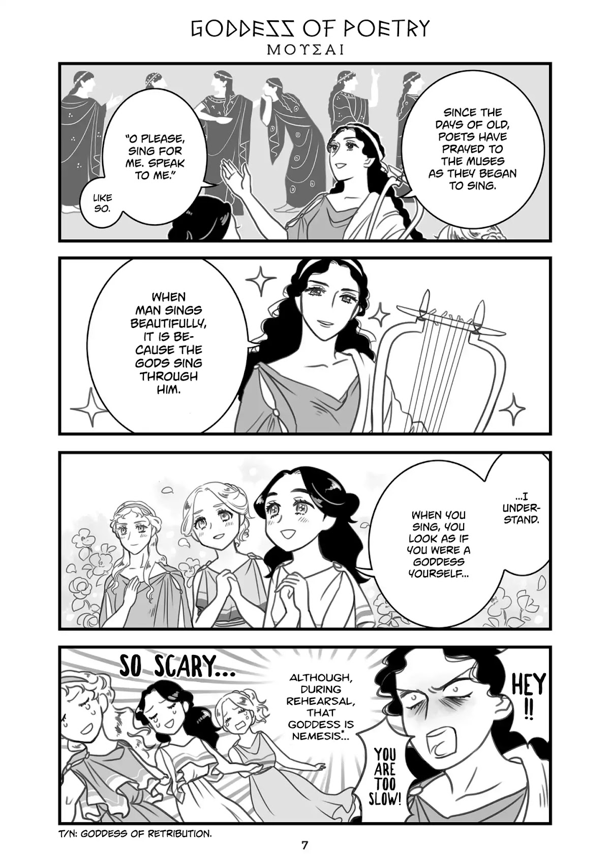 Sing, Erinna! Chapter 5 page 1 - Chapter 5: Goddess Of Poetry