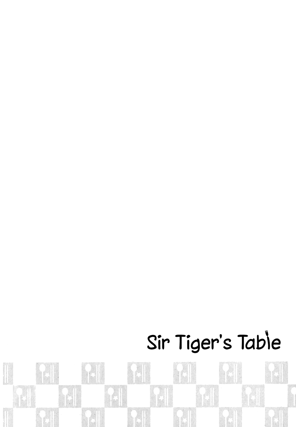 Sir Tiger's Table Chapter 24 page 36 - Chapter 24 [END]