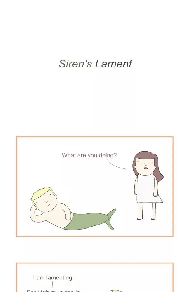 Siren's Lament Chapter 5.5 page 1 - Chapter 5.5: Falling for Siren (April Fools Chapter by Reza Farazmand of Trash Bird)