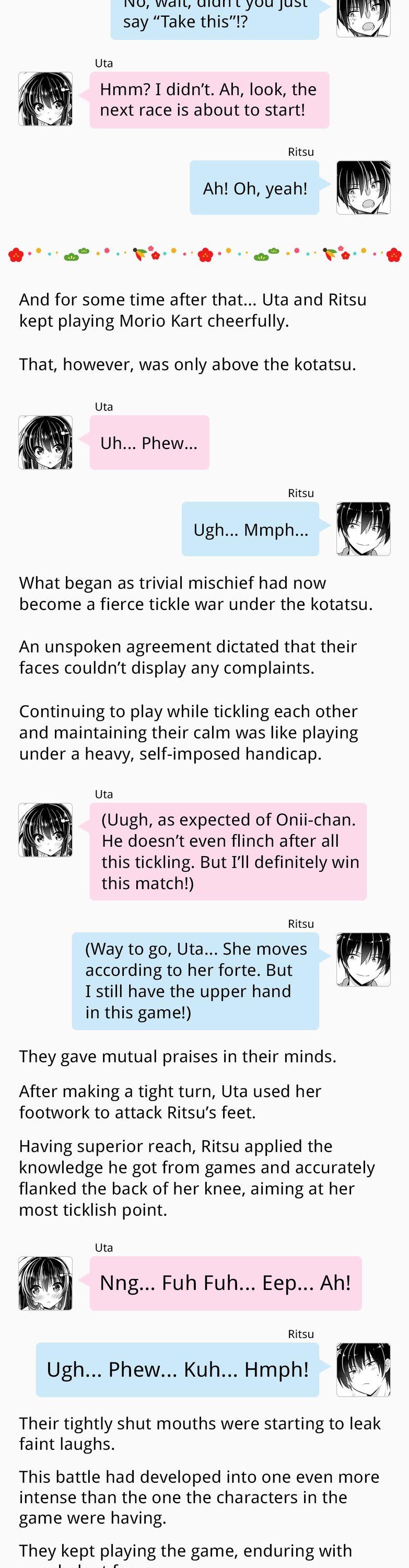 Siscon Ani to Brocon Imouto ga Shoujiki ni Nattara Chapter 0.3 page 3 - Chapter 0.3: Bonus Novel 03: When You Become Serious Under the Kotatsu