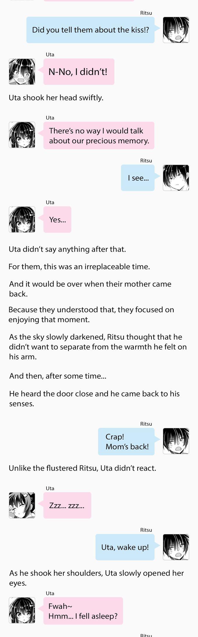 Siscon Ani to Brocon Imouto ga Shoujiki ni Nattara Chapter 0.4 page 5 - Chapter 0.4: Bonus Novel 04: When The Siblings Can't Enter Their House