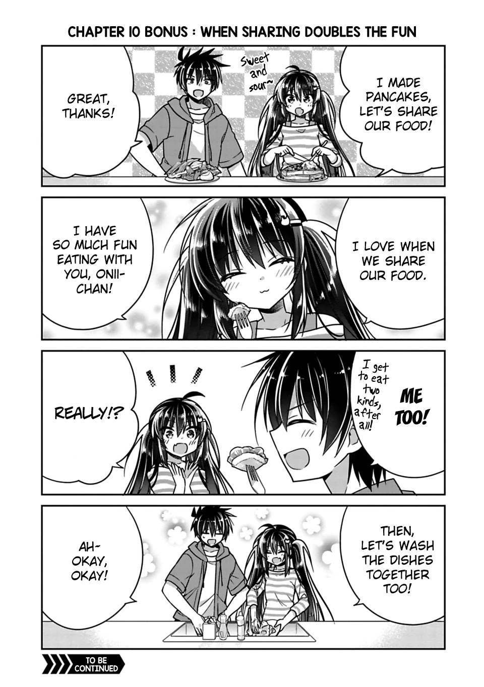 Siscon Ani to Brocon Imouto ga Shoujiki ni Nattara Chapter 10.1 page 1 - Chapter 10.1: Omake