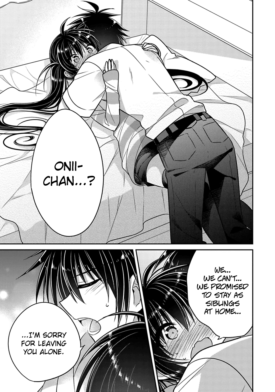 Siscon Ani to Brocon Imouto ga Shoujiki ni Nattara Chapter 21.3 page 7 - Chapter 21.3: When I Miss You Because I Can't Meet You, Second Part