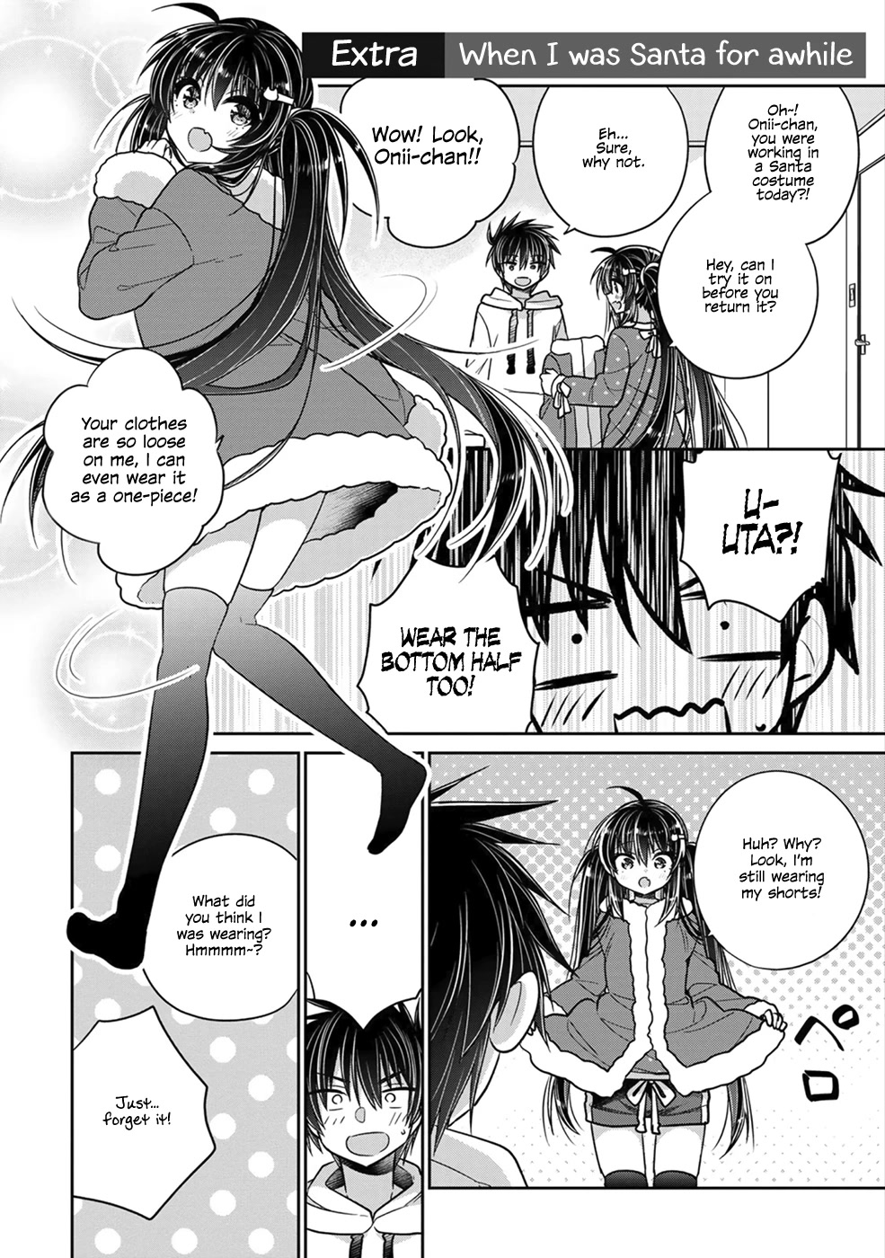 Siscon Ani to Brocon Imouto ga Shoujiki ni Nattara Chapter 31.5 page 1 - Chapter 31.5: Volume 3 Extras