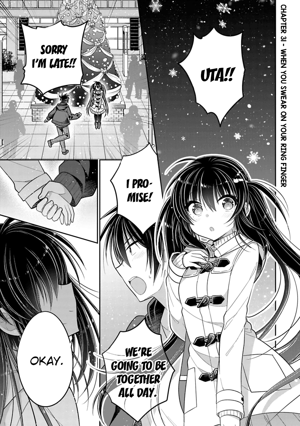 Siscon Ani to Brocon Imouto ga Shoujiki ni Nattara Chapter 31 page 1 - Chapter 31: When You Swear On Your Ring Finger
