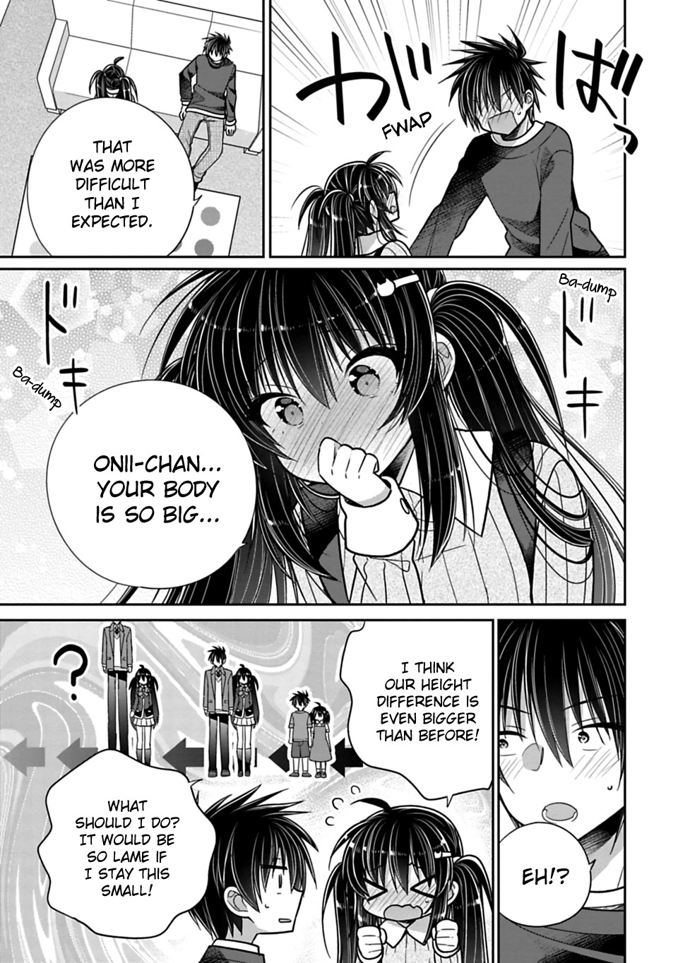 Siscon Ani to Brocon Imouto ga Shoujiki ni Nattara Chapter 35 page 7 - Chapter 35: When You Want to be More Grown Up