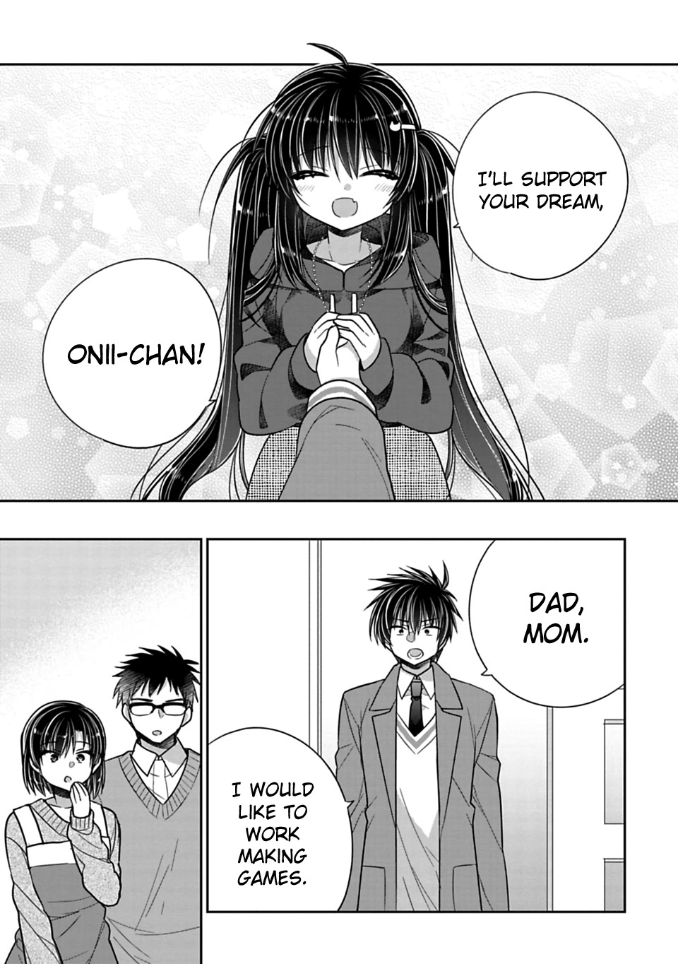 Siscon Ani to Brocon Imouto ga Shoujiki ni Nattara Chapter 38 page 7 - Chapter 38: When You Consider the Road to Happiness