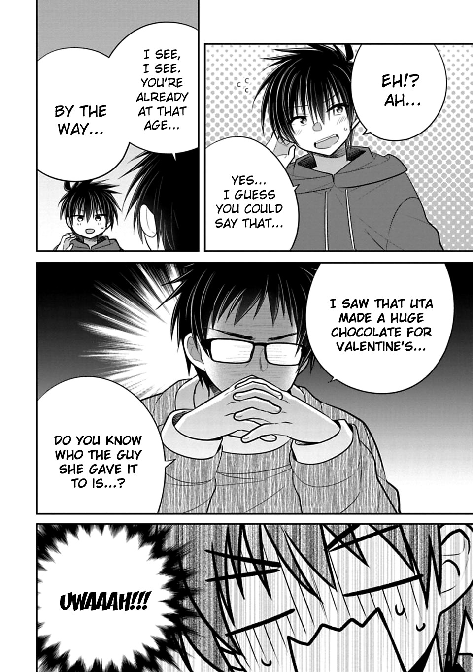 Siscon Ani to Brocon Imouto ga Shoujiki ni Nattara Chapter 40 page 2 - Chapter 40: When You Think About Your Lover and Your Family