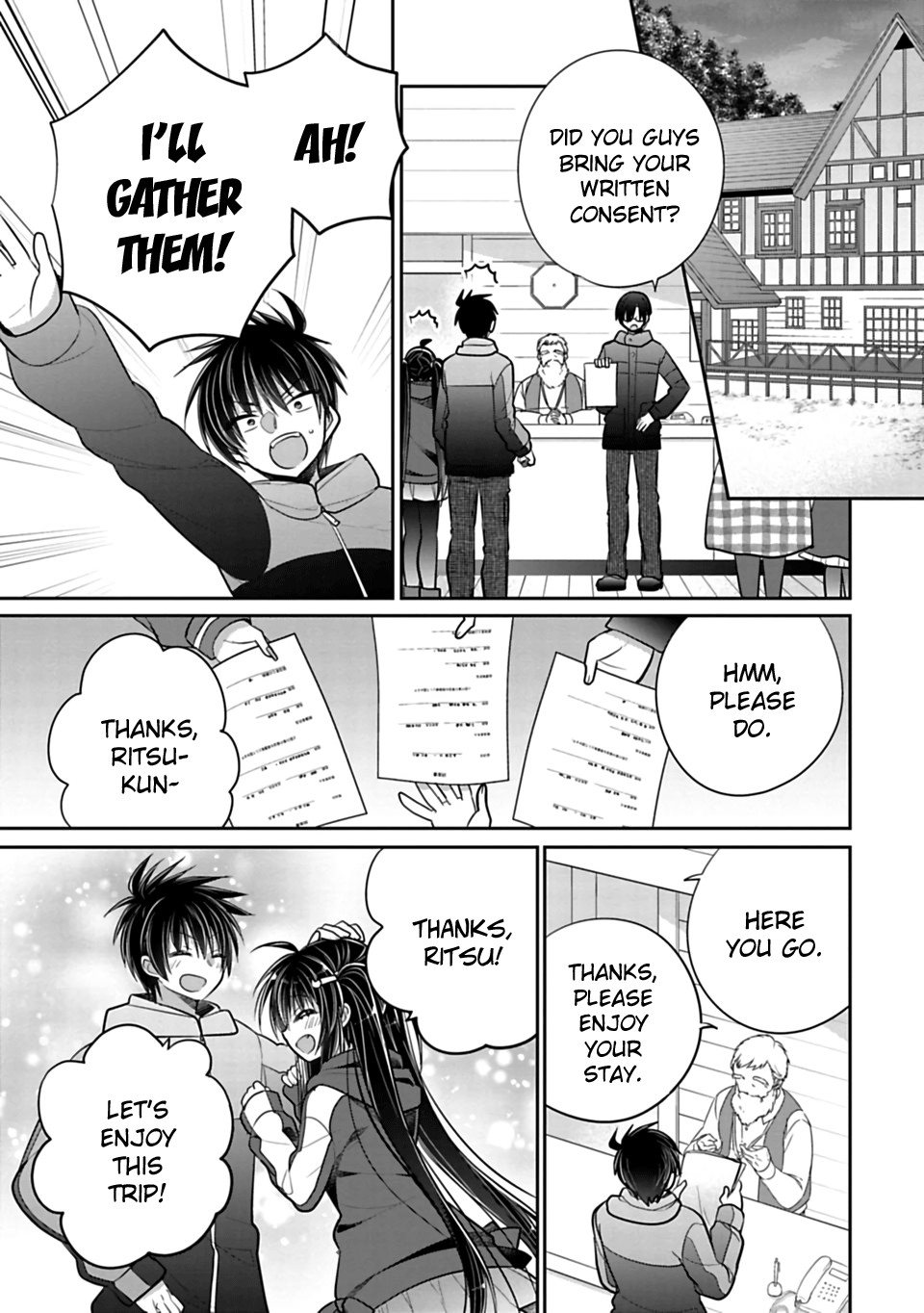 Siscon Ani to Brocon Imouto ga Shoujiki ni Nattara Chapter 41 page 3 - Chapter 41: When We Can't Protect Our Secret