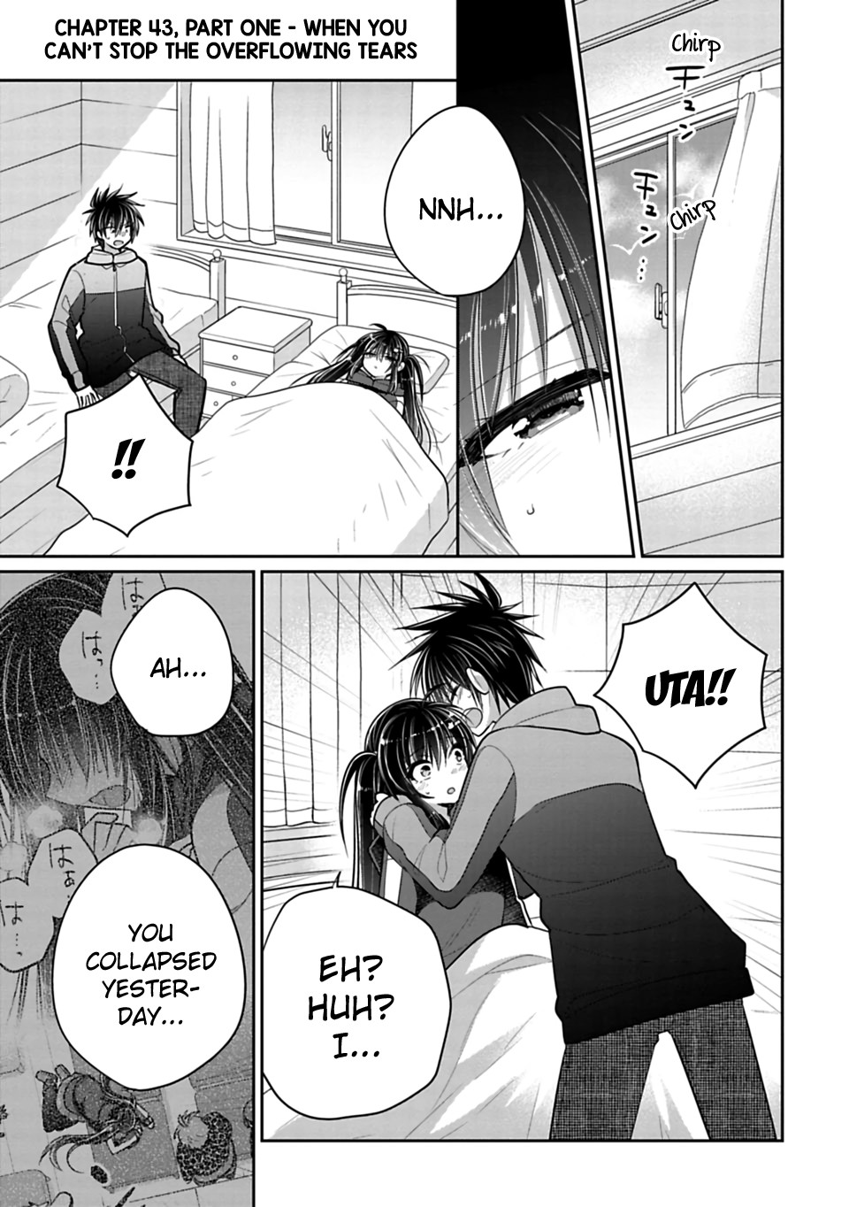 Siscon Ani to Brocon Imouto ga Shoujiki ni Nattara Chapter 43 page 1 - Chapter 43: When You Can't Stop the Overflowing Tears