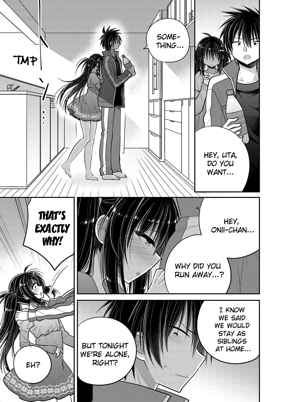 Siscon Ani to Brocon Imouto ga Shoujiki ni Nattara Chapter 44 page 5 - Chapter 44: When We Are Alone at Night