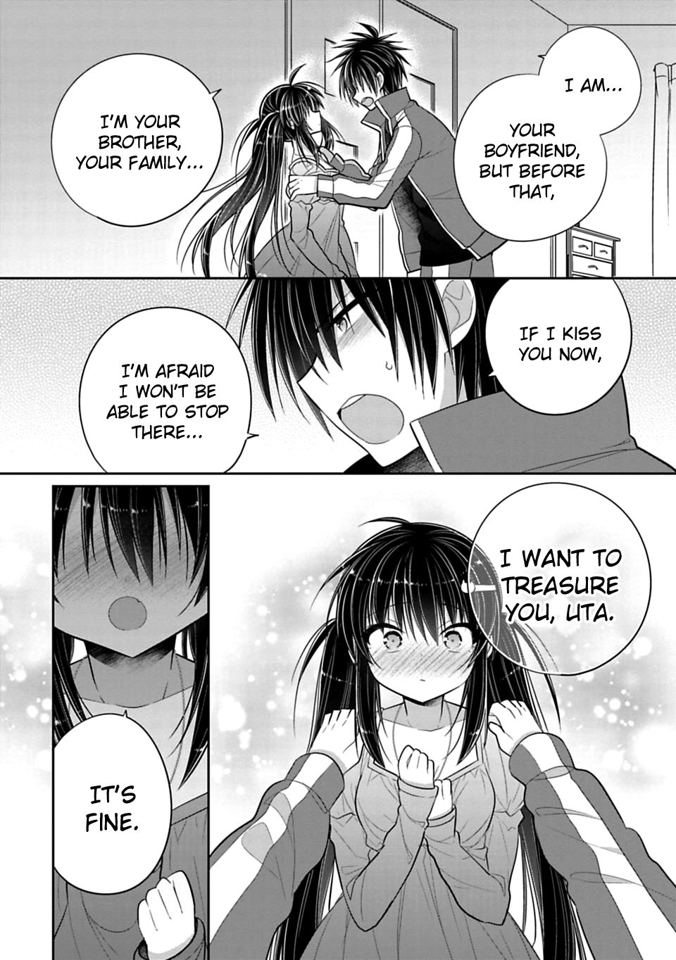 Siscon Ani to Brocon Imouto ga Shoujiki ni Nattara Chapter 44 page 6 - Chapter 44: When We Are Alone at Night