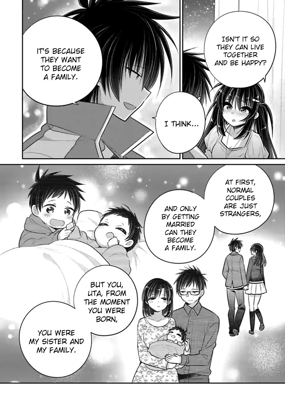 Siscon Ani to Brocon Imouto ga Shoujiki ni Nattara Chapter 46 page 6 - Chapter 46: When You Want to Pray for the Future of this Love