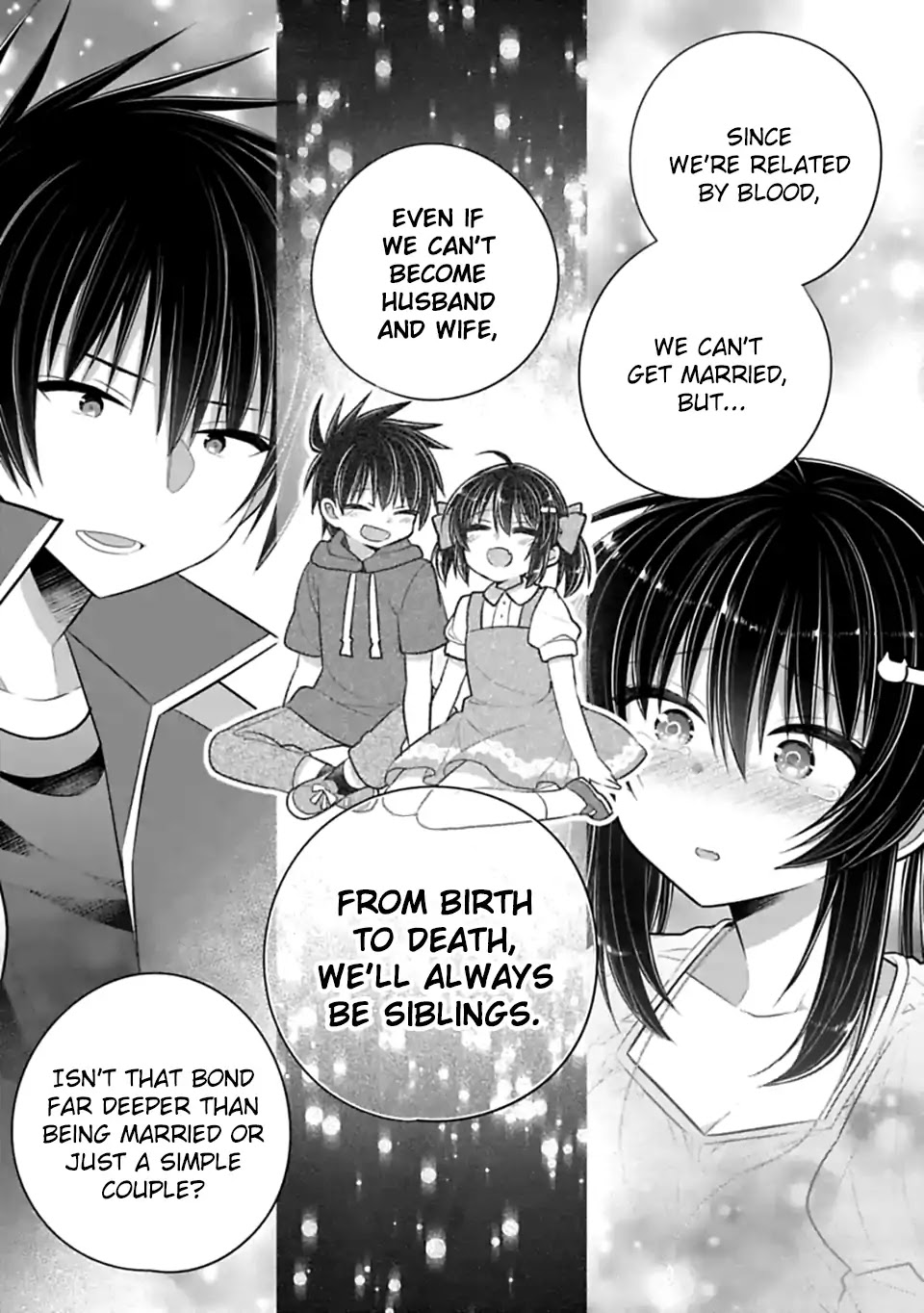 Siscon Ani to Brocon Imouto ga Shoujiki ni Nattara Chapter 46 page 7 - Chapter 46: When You Want to Pray for the Future of this Love