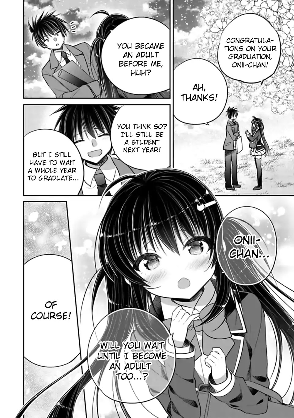 Siscon Ani to Brocon Imouto ga Shoujiki ni Nattara Chapter 47 page 13 - Chapter 47: When I Want A Future With You