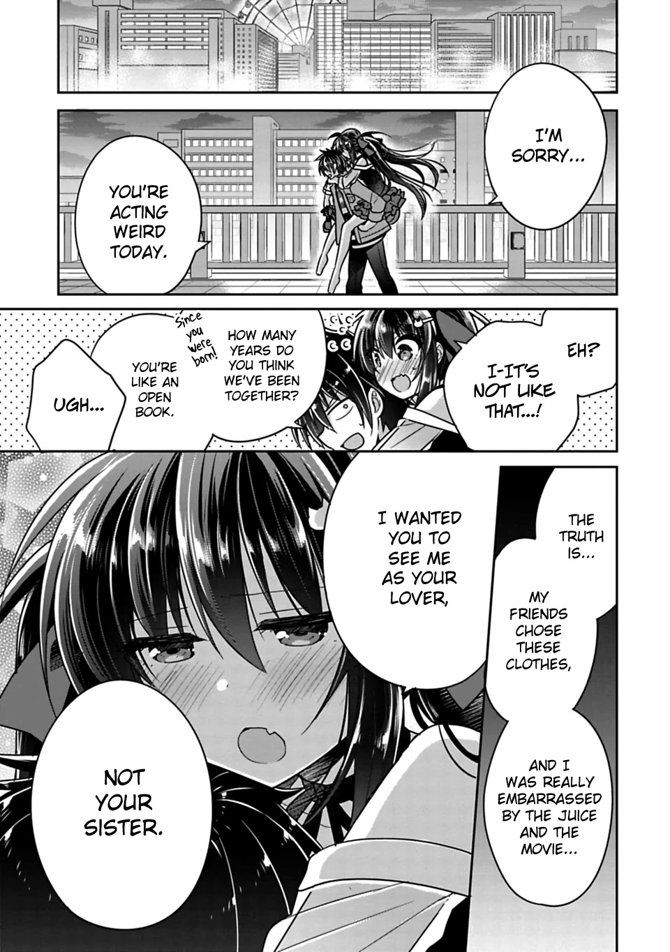 Siscon Ani to Brocon Imouto ga Shoujiki ni Nattara Chapter 7.1 page 5 - Chapter 7.1: When You Want to Turn a Lie Into Truth (Part 2)