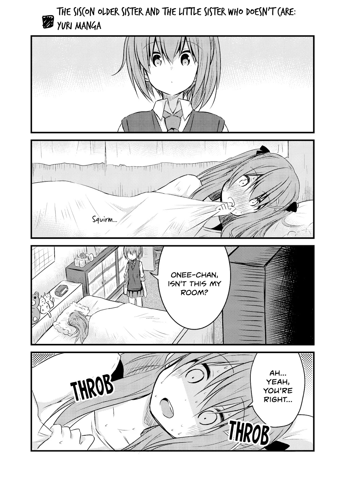Siscon Onee-chan to Ki ni shinai Imouto no Shimai Yuri Manga OKIBA (Webcomic) Chapter 0 page 1 - Chapter 0