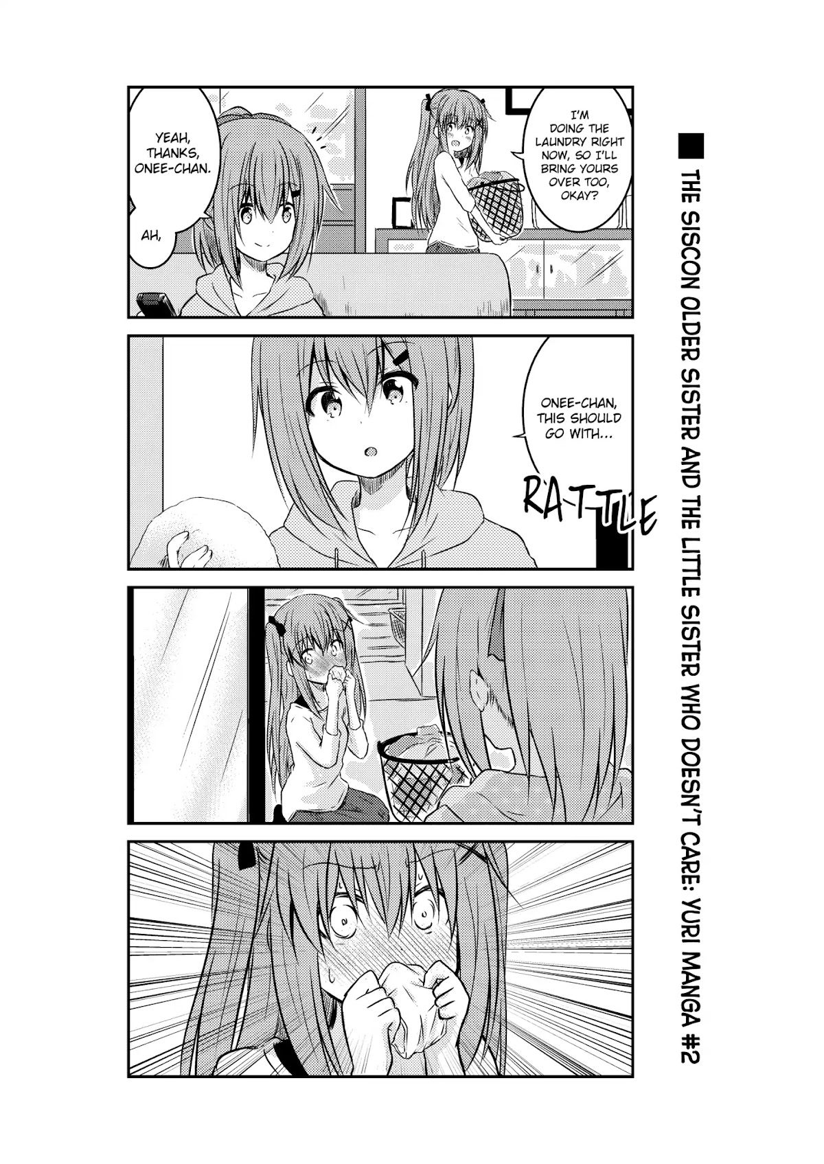 Siscon Onee-chan to Ki ni shinai Imouto no Shimai Yuri Manga OKIBA (Webcomic) Chapter 1 page 1 - Chapter 1