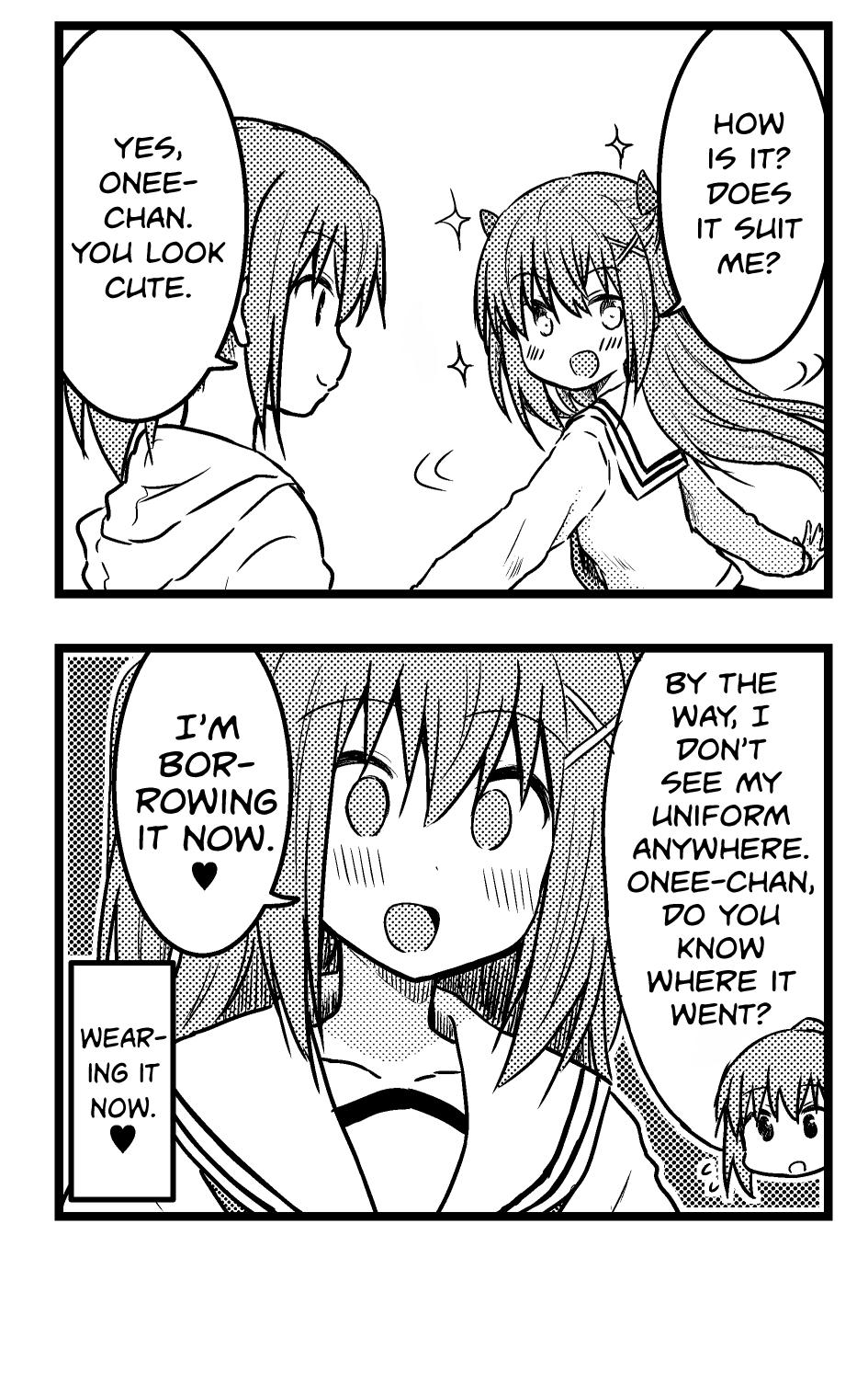 Siscon Onee-chan to Ki ni shinai Imouto no Shimai Yuri Manga OKIBA (Webcomic) Chapter 4.6 page 4 - Chapter 4.6 [END]