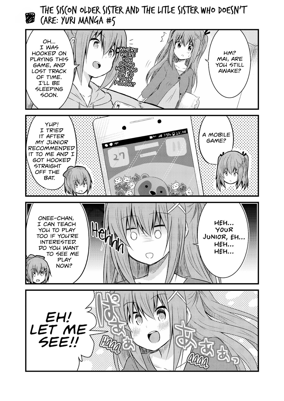 Siscon Onee-chan to Ki ni shinai Imouto no Shimai Yuri Manga OKIBA (Webcomic) Chapter 4 page 1 - Chapter 4