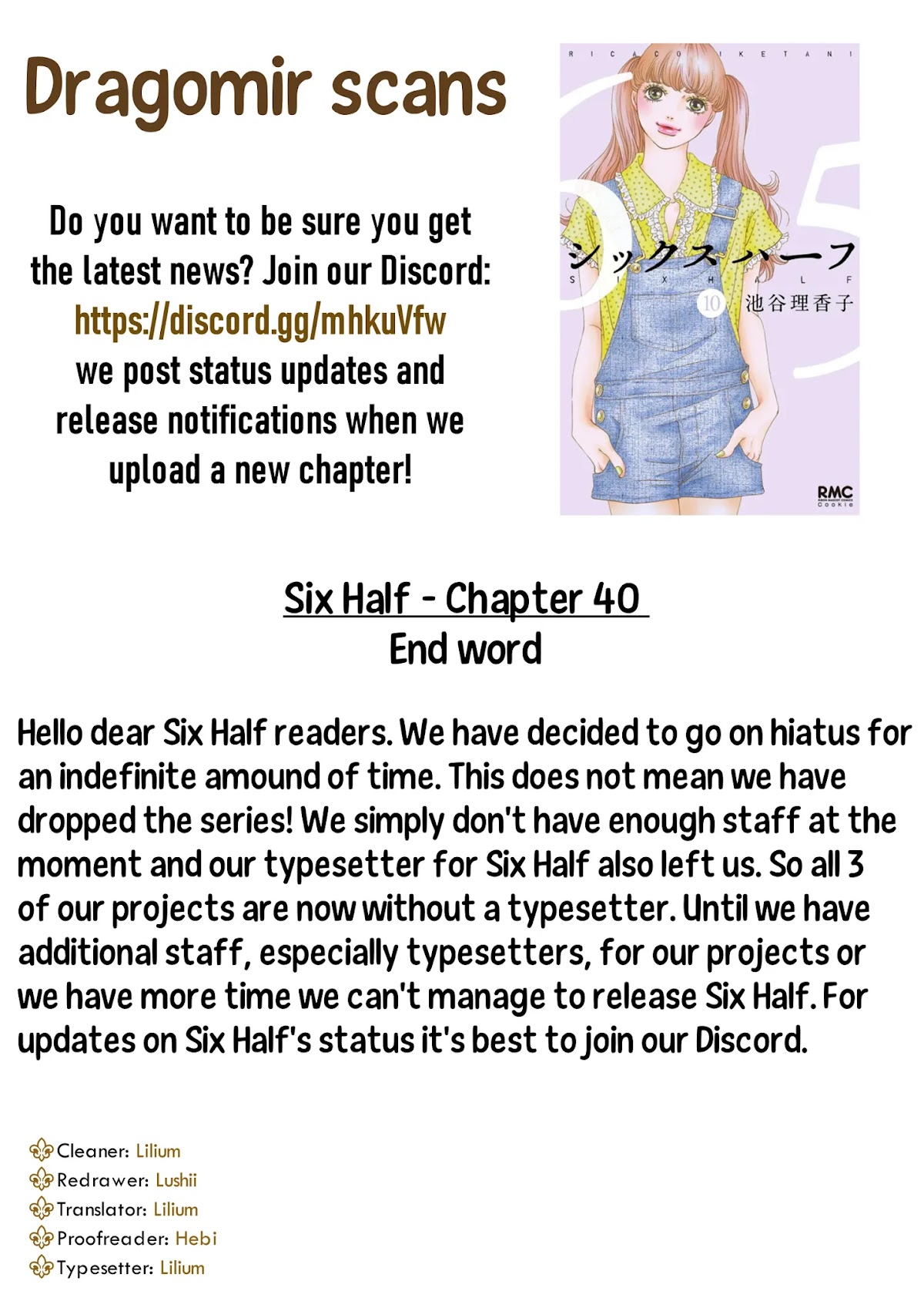 Six Half Chapter 40 page 62 - Chapter 40