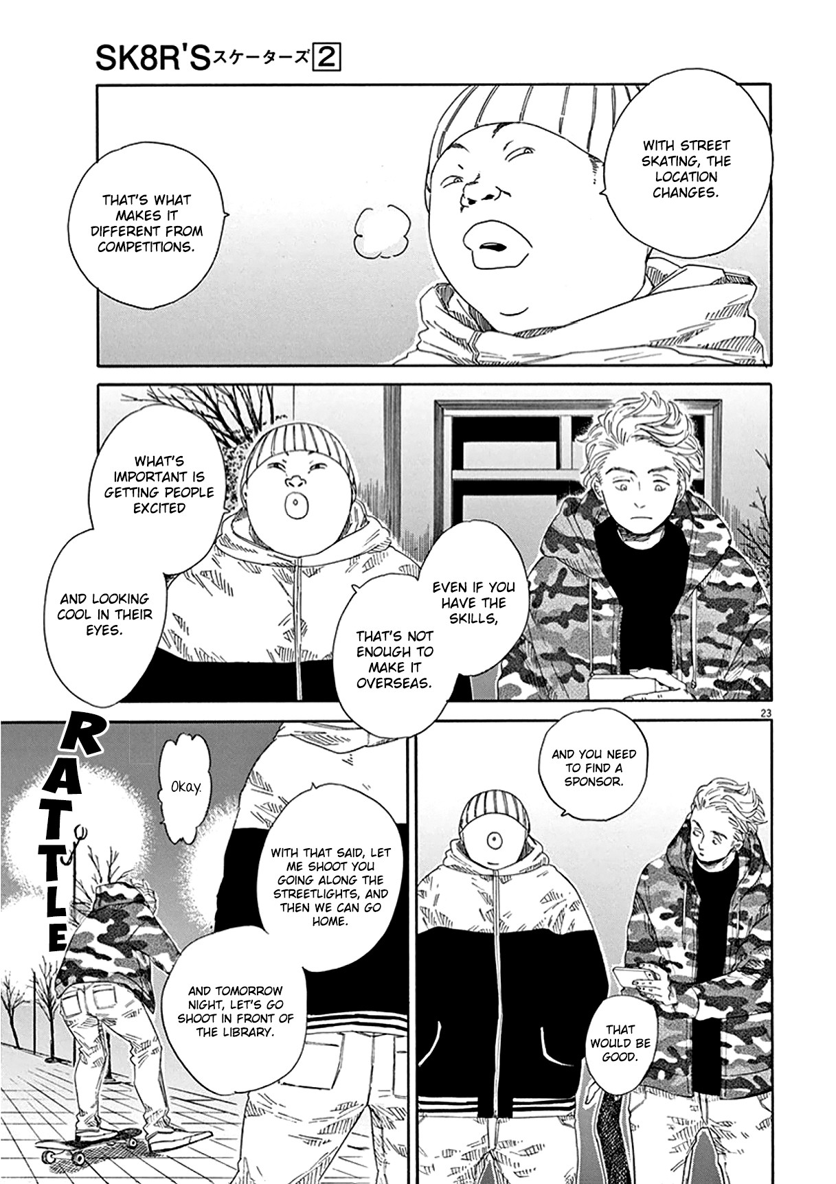 SK8R'S Chapter 7 page 23 - Chapter 7: Beginners