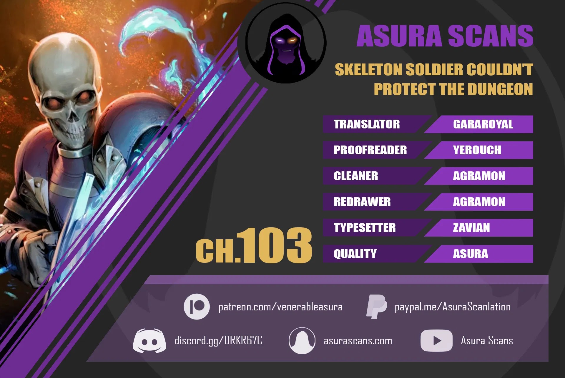 Skeleton Soldier Couldn’t Protect the Dungeon Chapter 103 page 1 - Chapter 103