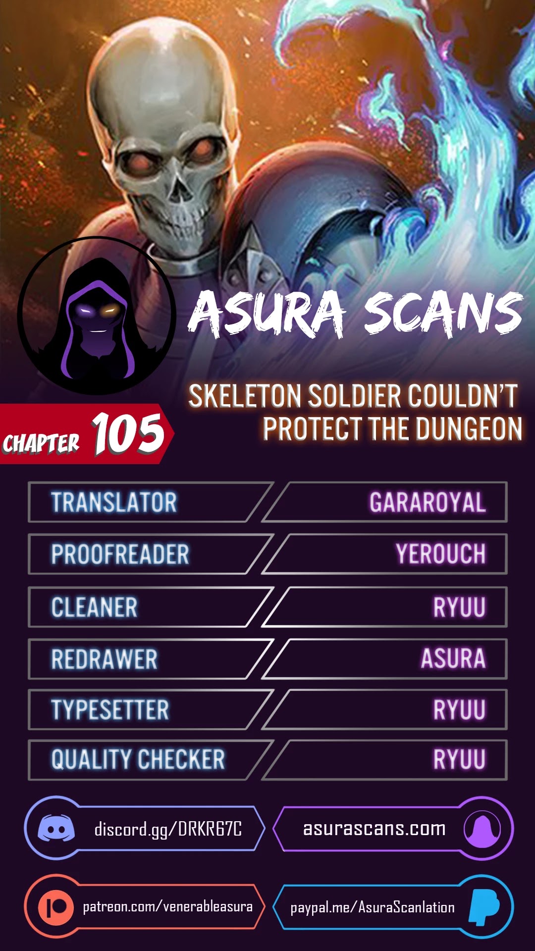 Skeleton Soldier Couldn’t Protect the Dungeon Chapter 105 page 1 - Chapter 105
