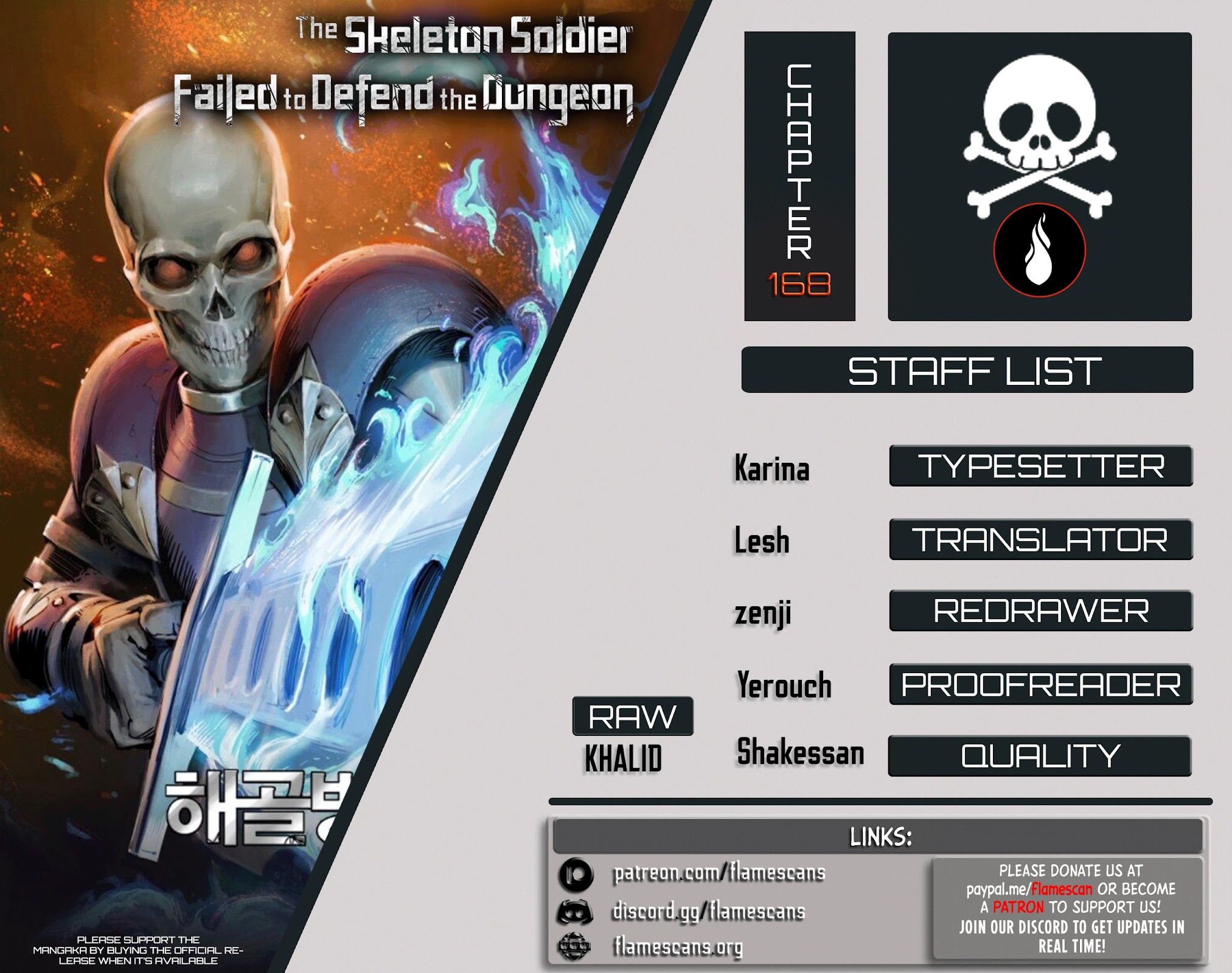 Skeleton Soldier Couldn’t Protect the Dungeon Chapter 168 page 1 - Chapter 168
