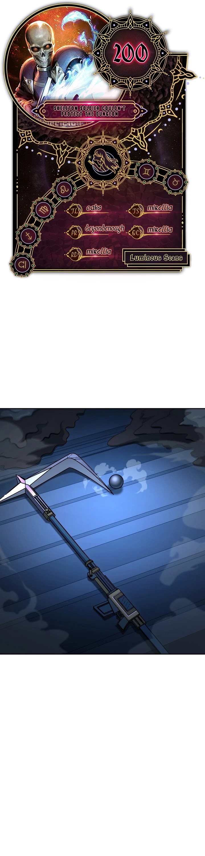 Skeleton Soldier Couldn’t Protect the Dungeon Chapter 200 page 1 - Chapter 200