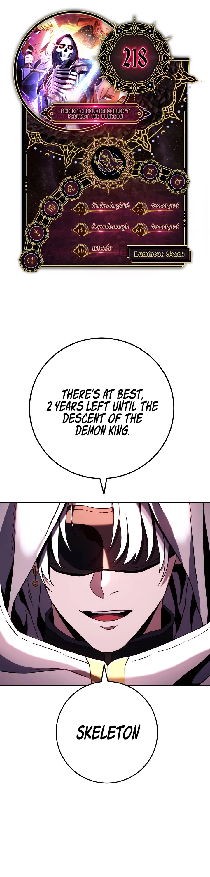 Skeleton Soldier Couldn’t Protect the Dungeon Chapter 218 page 1 - Chapter 218