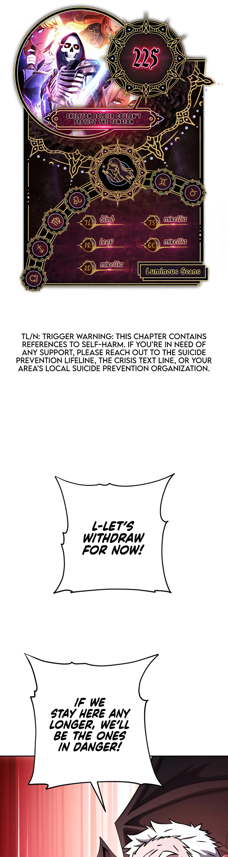 Skeleton Soldier Couldn’t Protect the Dungeon Chapter 225 page 1 - Chapter 225