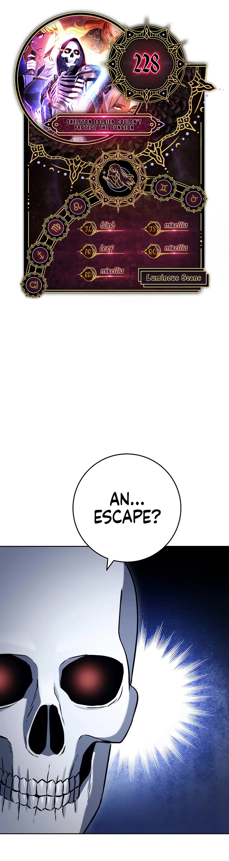 Skeleton Soldier Couldn’t Protect the Dungeon Chapter 228 page 1 - Chapter 228
