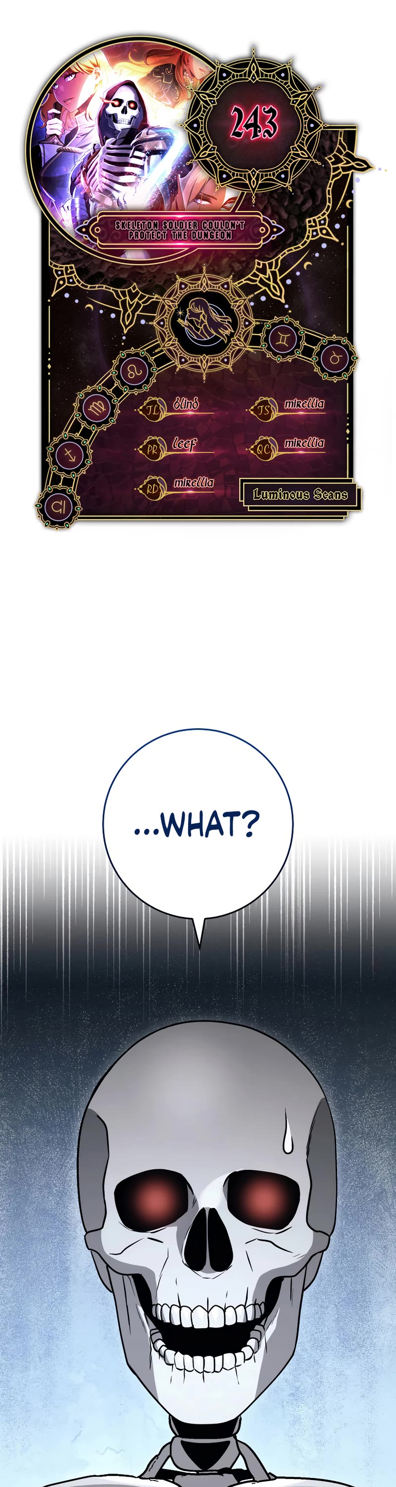 Skeleton Soldier Couldn’t Protect the Dungeon Chapter 243 page 1 - Chapter 243
