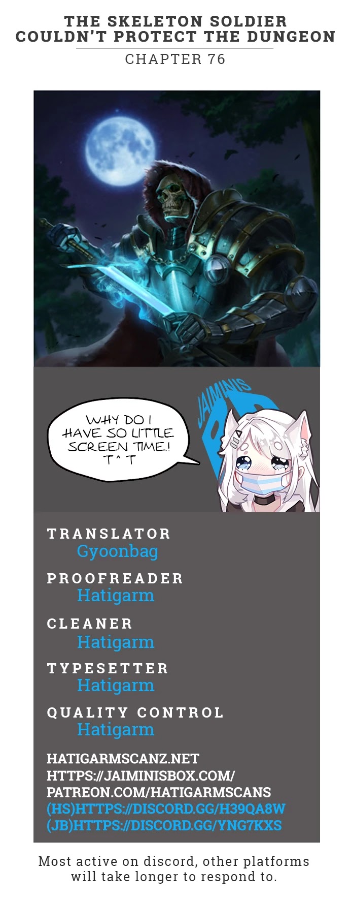 Skeleton Soldier Couldn’t Protect the Dungeon Chapter 76 page 1 - Chapter 76