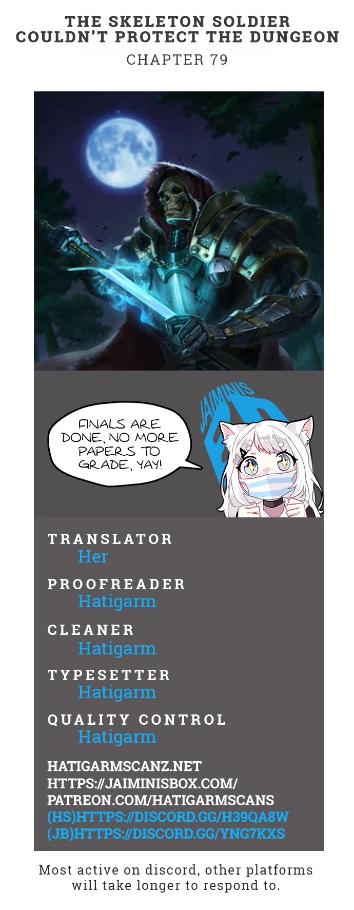 Skeleton Soldier Couldn’t Protect the Dungeon Chapter 79 page 1 - Chapter 79