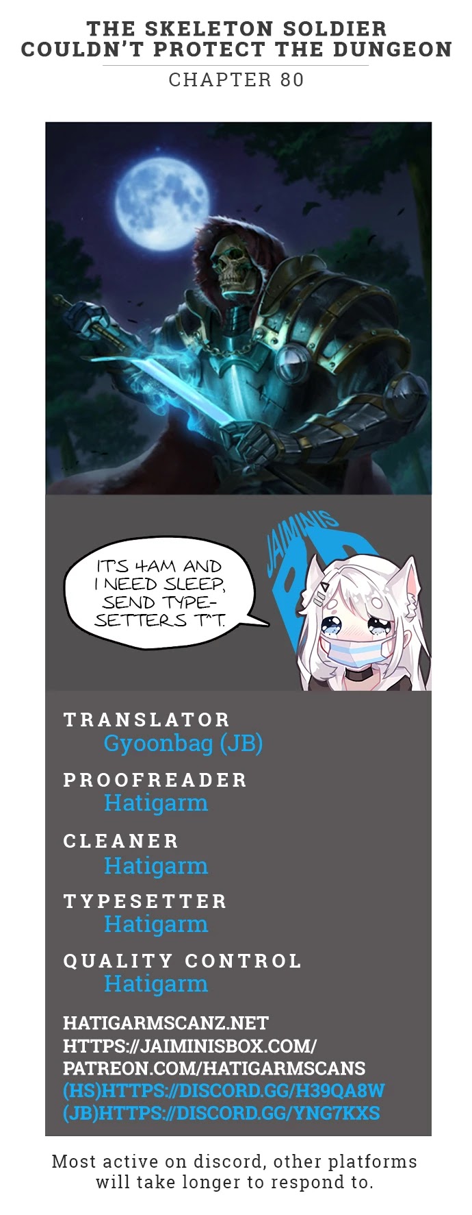 Skeleton Soldier Couldn’t Protect the Dungeon Chapter 80 page 1 - Chapter 80