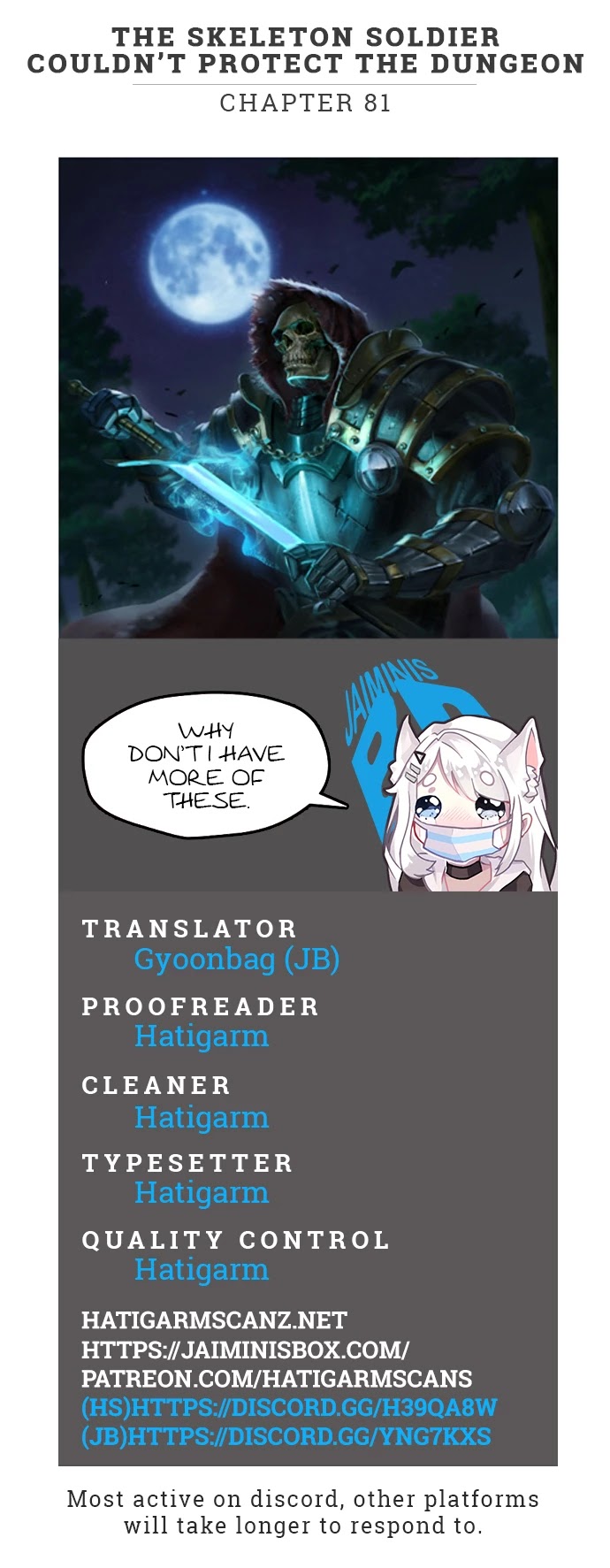 Skeleton Soldier Couldn’t Protect the Dungeon Chapter 81 page 1 - Chapter 81