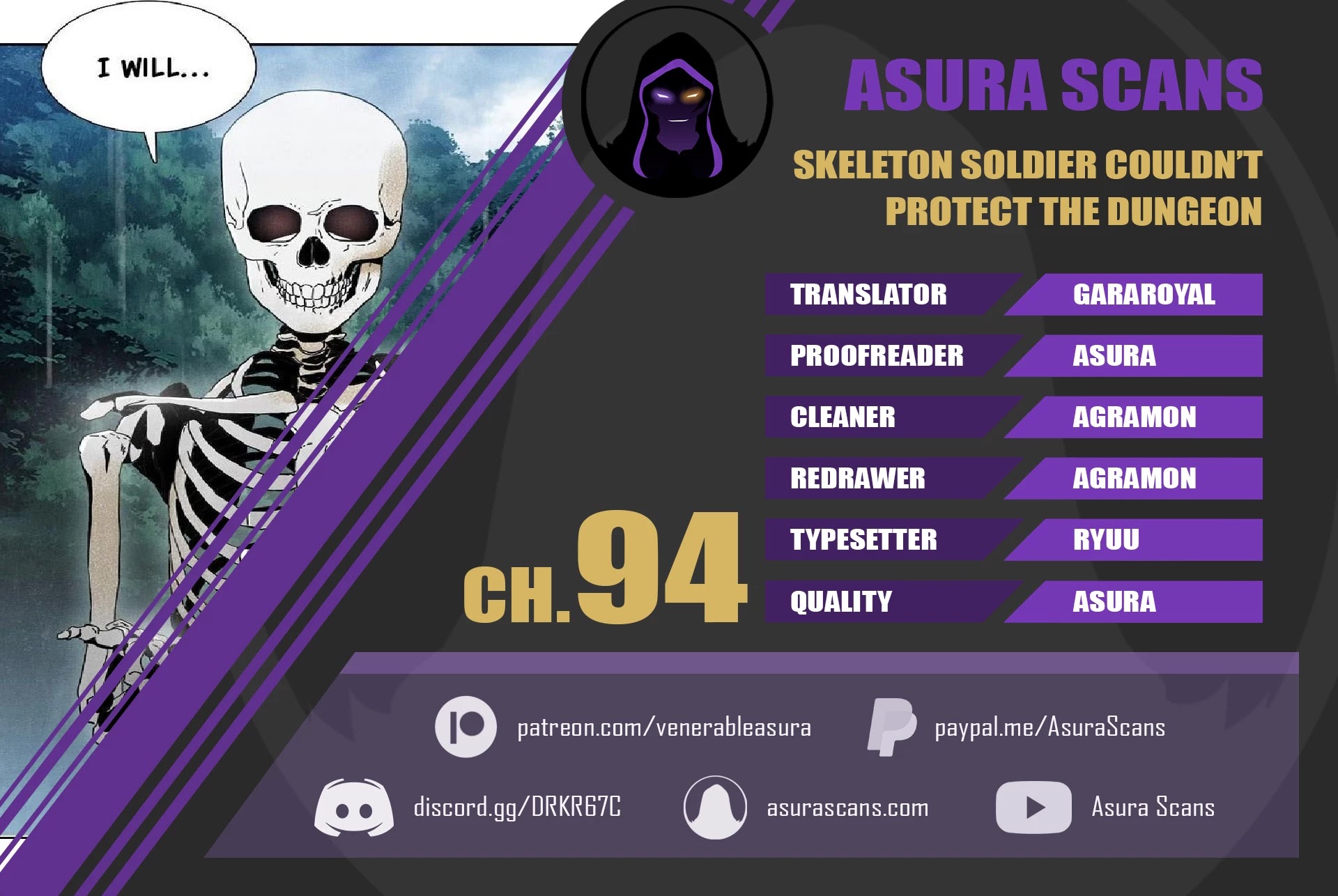 Skeleton Soldier Couldn’t Protect the Dungeon Chapter 94 page 1 - Chapter 94