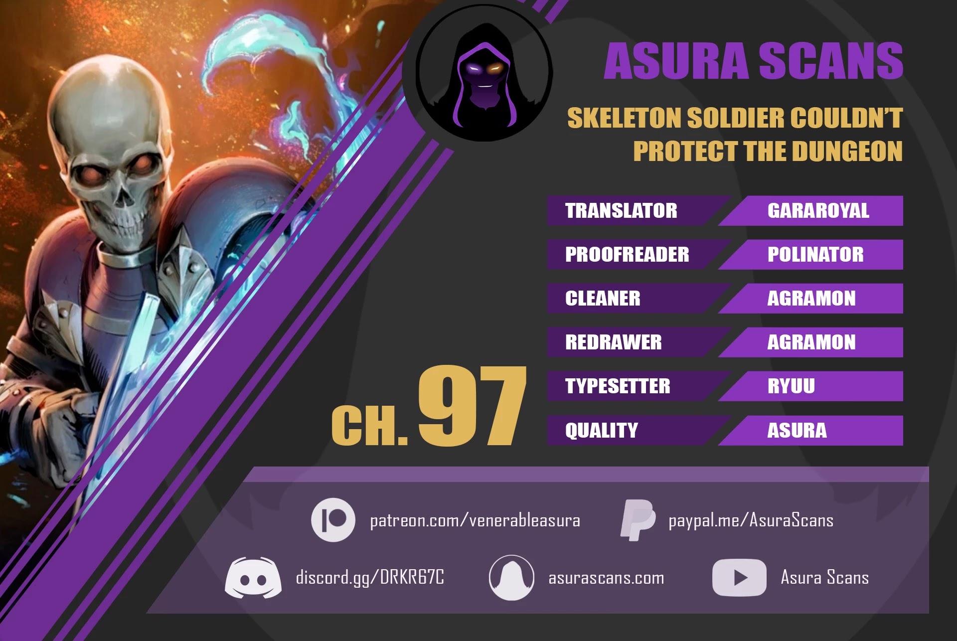 Skeleton Soldier Couldn’t Protect the Dungeon Chapter 97 page 1 - Chapter 97