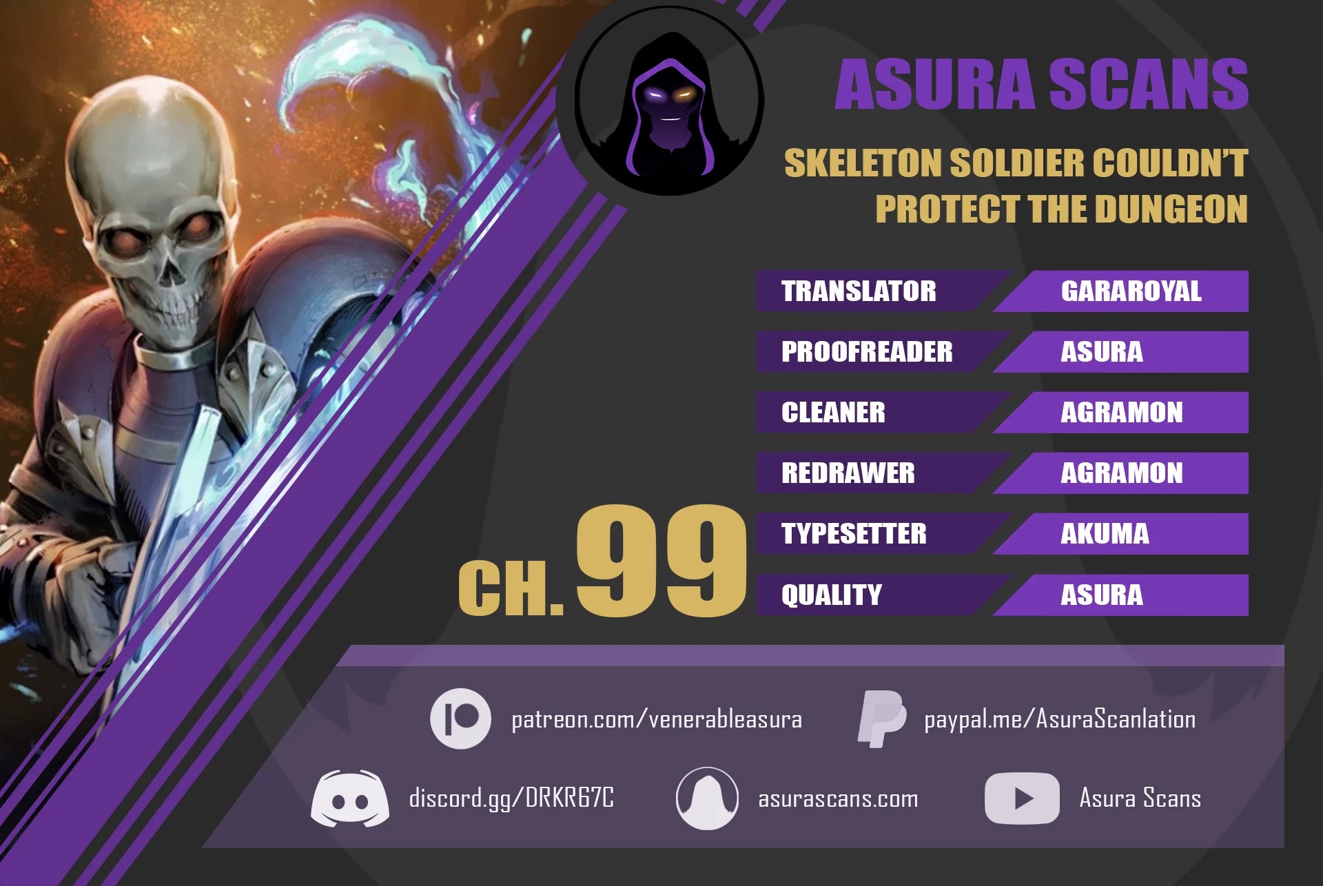 Skeleton Soldier Couldn’t Protect the Dungeon Chapter 99 page 1 - Chapter 99