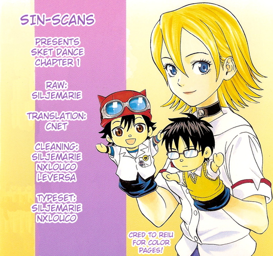 Sket Dance Chapter 1 page 1 - Chapter 1: Paint-Mask