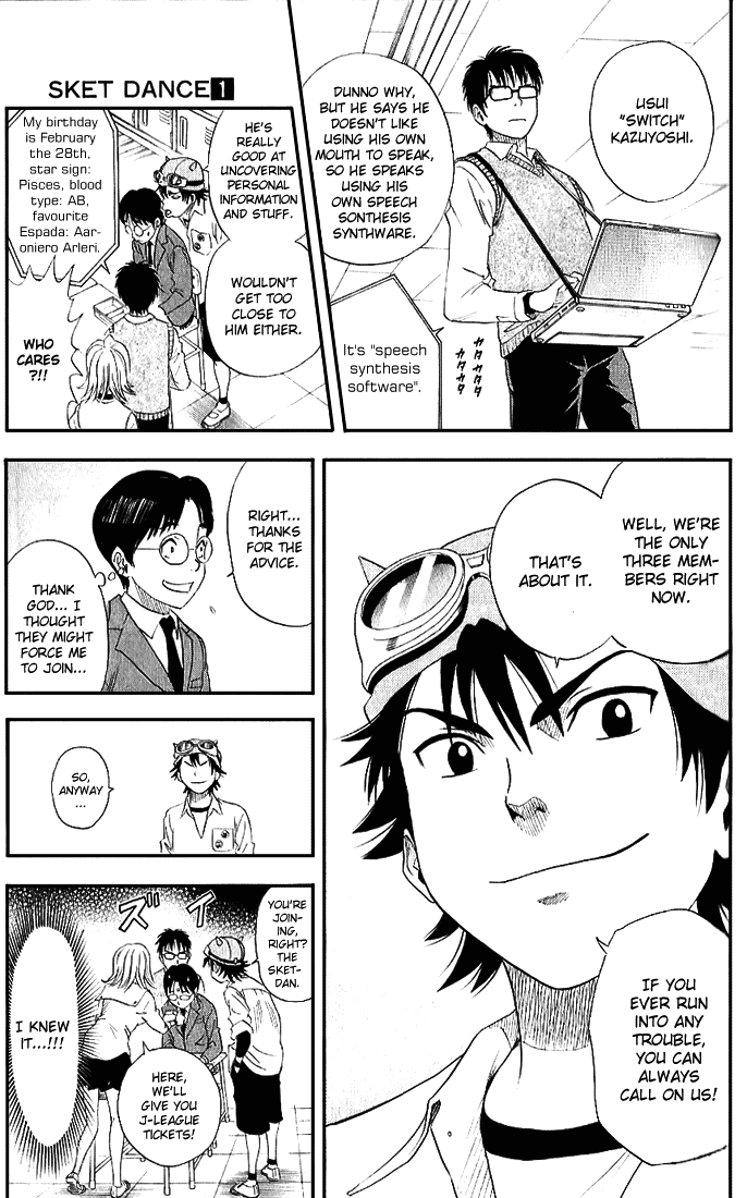 Sket Dance Chapter 1 page 12 - Chapter 1: Paint-Mask