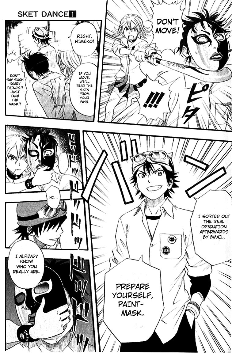 Sket Dance Chapter 1 page 36 - Chapter 1: Paint-Mask