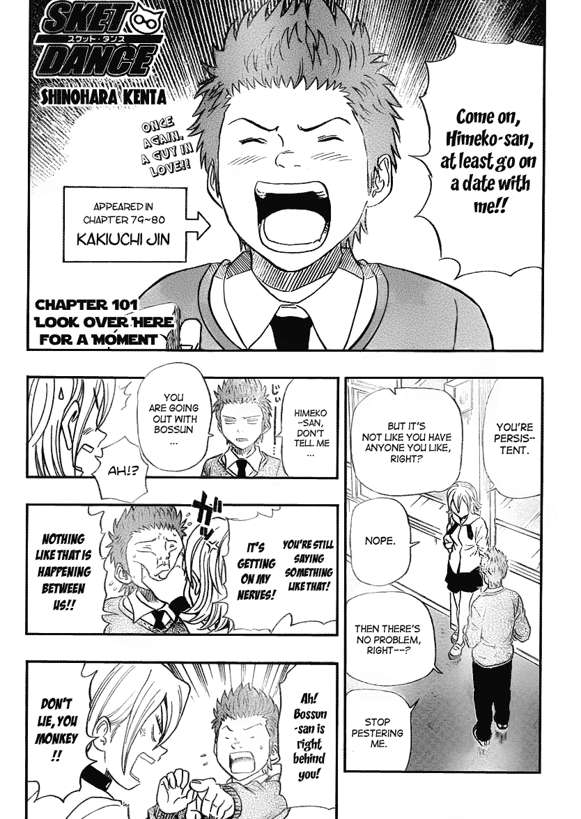 Sket Dance Chapter 101 page 1 - Chapter 101: Look Over Here for a Moment
