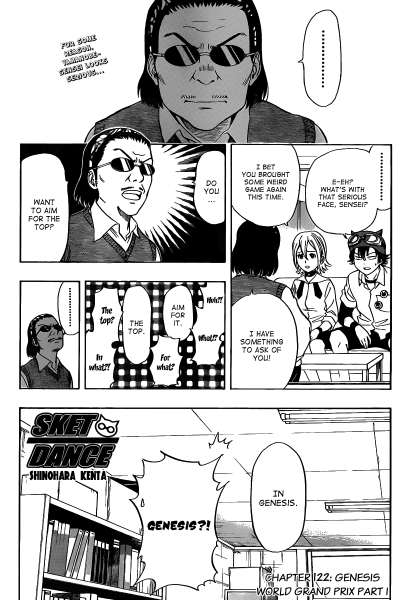 Sket Dance Chapter 122 page 1 - Chapter 122: Genesis World Grand Prix, Part 1